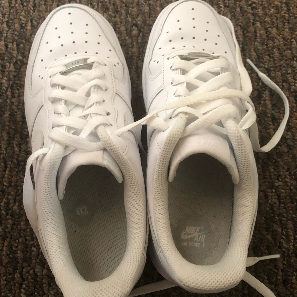 White Nike Air Force 1’s